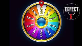 Spinning Prize Wheel Sound Effect  RULETA TABLERO Efecto de sonido  la roue du bonheur Bruitage [upl. by Airlia707]