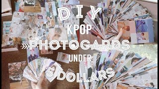 DIY KPOP PHOTOCARDS [upl. by Yelsnik]