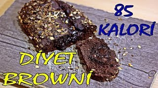 DİYET TATLI TARİFİ  12 Dakikada Diyet Brownie [upl. by Cianca174]