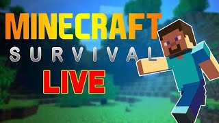 Live Minecraft Survival [upl. by Doowle]