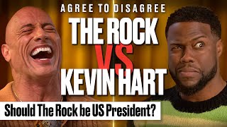 The Rock amp Kevin Hart Argue Over The Internets Biggest Debates  Agree To Disagree  ladbiblestories [upl. by Trepur]