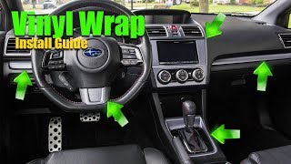 How to Vinyl Wrap Interior Trim  DETAILED GUIDE [upl. by Godding]