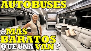 Autobuses de lujo o motorhome clase A más baratos que una VAN [upl. by Aivek81]