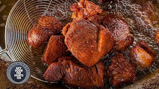 How to make Carnitas  Mexican Fried Pork  Mexican Food [upl. by Shaughnessy423]