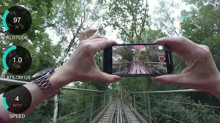 Riding the Fforest Coaster at Zip World Fforest in BetwsyCoed [upl. by Ydnam430]