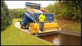 R1 Aggregate Chip Spreader on road [upl. by Jumbala184]