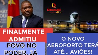 O Chefe do Estado de Moçambique admite com a divulgação dos resultados eleitor O NOVO AEROPORT [upl. by Icnarf832]