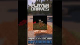 Могилы  Player Graves  Краткий обзор Датапаков minecraft майнкрафт datapack [upl. by Lajet]