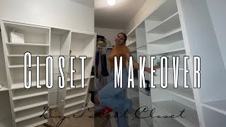 Target Bookshelf Closet Makeover for less than 300  PART I [upl. by Ahsilif941]