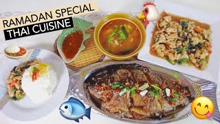 Sardio Mai Garma Garam Seafood  Hot and Spicy Fish Fry amp Thai Rice Recipe [upl. by Hselin689]