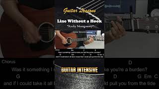 Line Without A Hook  Ricky Montgomery  EASY Guitar Tutorial with Chords  Lyrics guitarchords [upl. by Erialcyram933]