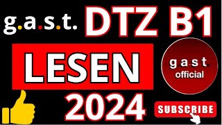 Lesen 2024 B1 Prüfung Übungssatz  TELC DTZ 2024 TEST [upl. by Adella259]