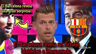 Urgente Un gran fichaje a las puertas del Barcelona para devolver al equipo a la cima [upl. by Kcirddet]