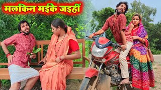 मलिकन मइके जइहीं  Avinash Tiwari Comedy  bagheli comedy video [upl. by Llesram]