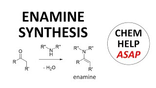 enamine synthesis from secondary amines [upl. by Analart72]