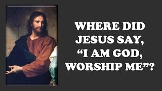 Where Did Jesus Say quotI Am God Worship Mequot David Wood [upl. by Nuahsyt]