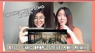 EXOLS REACT TO BTS quotMIC DROPquot STEVE AOKI REMIX REACTION BerylYaniTV [upl. by Aehtorod6]