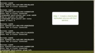 Installing Gluster v31 and Creating a Replicated Volume [upl. by Eladnor]