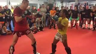 Lukas Achterberg vs Saenchai Sparring [upl. by Irovi]