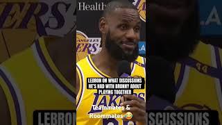 LeBron James Is Teammate And Roommate With Bronny James 🤣🤣 nba lakers basketball [upl. by Lanfri]