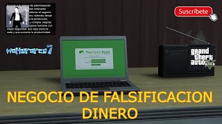 NEGOCIO DE FALSIFICACION DINERO  MOTEROS  GTA V ONLINE  GTA 5 ONLINE [upl. by Airlia27]