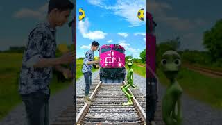 Football to alien head magical dance train funny vfx magic video short youtubeshorts [upl. by Lilith]