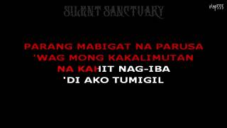 IKAW LAMANG SILENT SANCTUARY KARAOKE WITH BACKING VOCALS [upl. by Minton12]