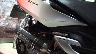 KYMCO G DINK 300i ARROW exhaust ARROW sound YAMAHA HONDA SYM KAWASAKI SUZIKI TAIWAN [upl. by Gasser]