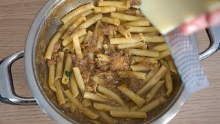 PASTA ALLA GENOVESE ricetta originale di Napoli con gli ziti spezzati [upl. by Ahsienauq]