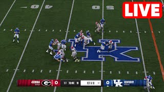 NCAAF LIVE🔴 Georgia Bulldogs vs Kentucky Wildcats  Week 3 Full Game  2024 College Football 25 [upl. by Ahtelrac]