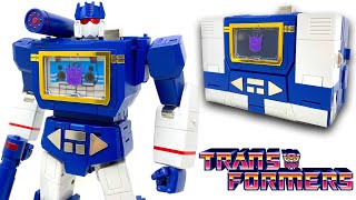 The BEST Transforming G1 Soundwave YET KO RP01 ACOUSTIC WAVE W Laserbeak Ravage amp Frenzy Review [upl. by Mutua264]