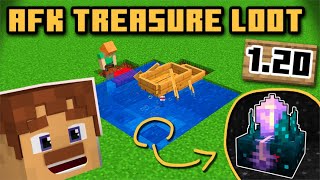 Easy AFK Fish Farm with Treasure Loot 120 amp 121 Minecraft [upl. by Eiznyl]