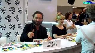 Johnny Galecki at comic con san diego 2013 [upl. by Lilybel]