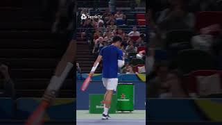 One Of The Best Tennis Opening Points EVER [upl. by Arateehc]