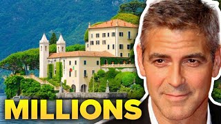 Inside George Clooneys STUNNING Lake Como Villa [upl. by Ahsineg]