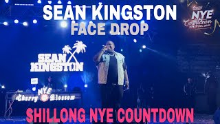 Sean Kingston  Face Drop  Live at Shillong New Year Eve Countdown 2024 [upl. by Ileak769]