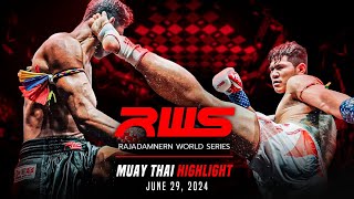 RWS Muay Thai Highlight  June 29 2024  Rajadamnern World Series [upl. by Enitsej]