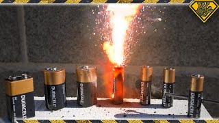 4 Experiments with Batteries We Explores Battery Explosion Battery Blast amp More In This Experiment [upl. by Say896]