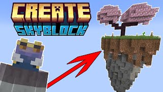 I OPENED A Create Skyblock Server  Ep0 [upl. by Nonie116]