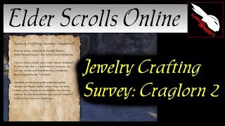 Jewelry Crafting Survey Craglorn 2 Elder Scrolls Online ESO [upl. by Brandy]