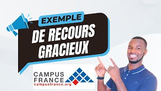 Voici Un Exemple de Recours Gracieux Campus France  Une Demande de Réorientation [upl. by Merrili]