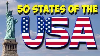 The 50 States of the USA Fun Song [upl. by Vanessa941]