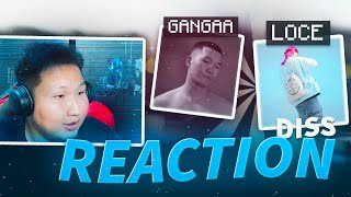 GANGAA vs LOCE PART2 Official Music Video Reaction [upl. by Ogdon]