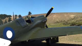 P40 Kittyhawk Guns Test Firing NZ 2012 [upl. by Infeld]