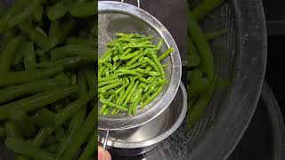 Recette haricot vert super facile en 10 mins food recette fyp fypシ゚viral chezlinhdarkov [upl. by Nosinned]