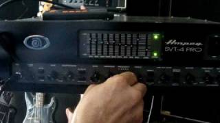 Ampeg SVT4 Pro Bass Head demo [upl. by Ainoda]