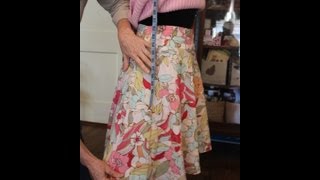 Skirt Alteration  How to Take in the Sides [upl. by Guevara]