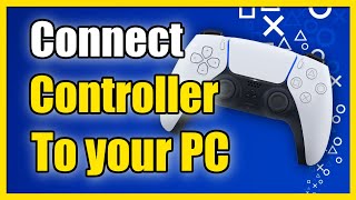 How to Connect PS5 Controller to PC Best Tutorial [upl. by Bohrer]