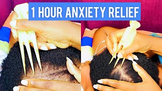 ASMR 1 HOUR INTENSE SCALP SCRATCHING WITH WOODEN COMB FOR DEEP SLEEP [upl. by Scully]