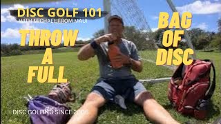 THROW A FULL BAG OF DISC  DISC GOLF 101 [upl. by Kehoe637]